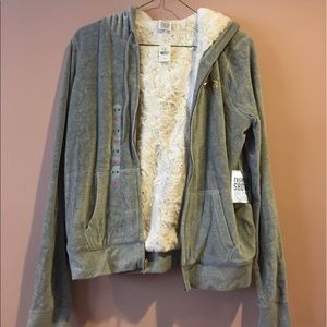 Victoria secret zip up hoodie