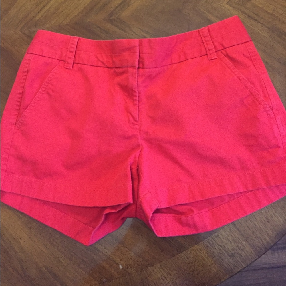 J Crew Red Chino Short