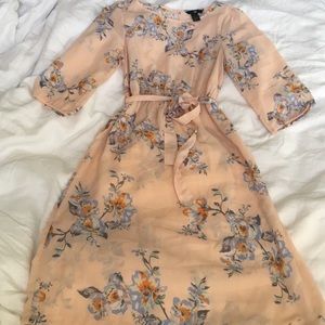 H&M pink floral dress