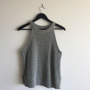 Madewell - grey halter knit - XS