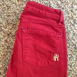 Rich and Skinny Red Skinny Jeans Size 3