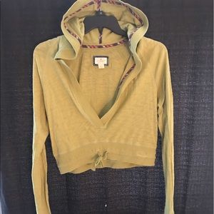 American Eagle long sleeve short top