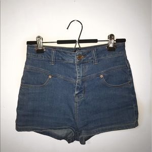 Urban Outfitters High Waisted Denim Shorts