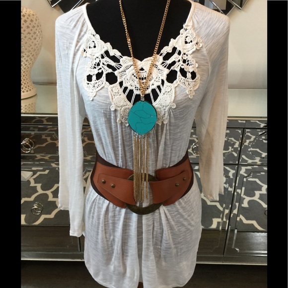 Firm Sale🔥🔥Ella Moss Embroidered top - Picture 3 of 8