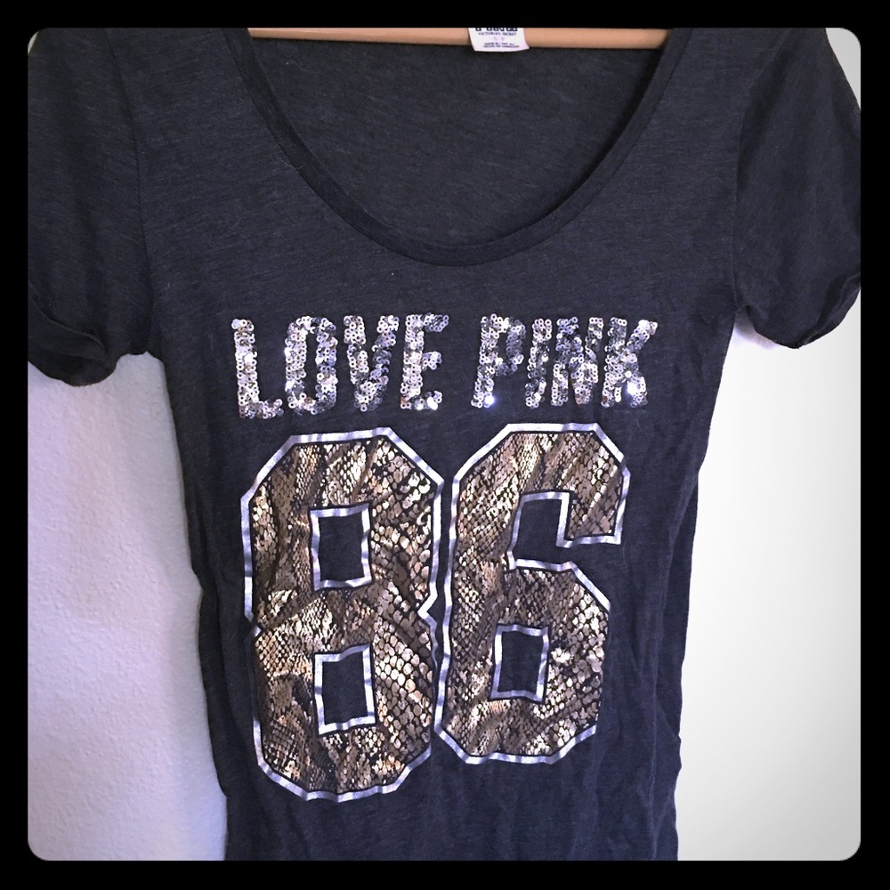 Victoria's Secret Pink sequin t-shirt
