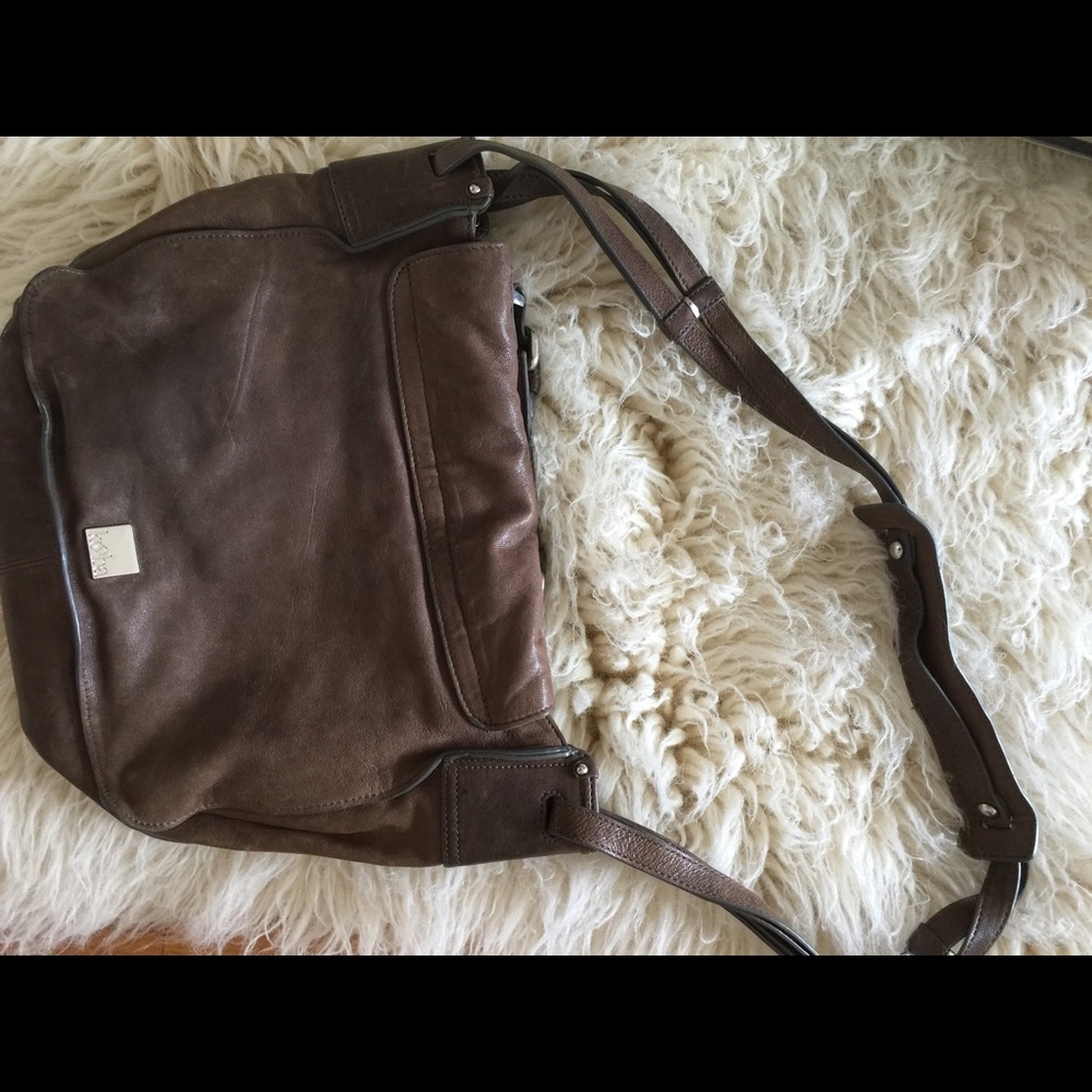 Beautiful thick brown leather bag KOOBA! - Picture 2 of 6