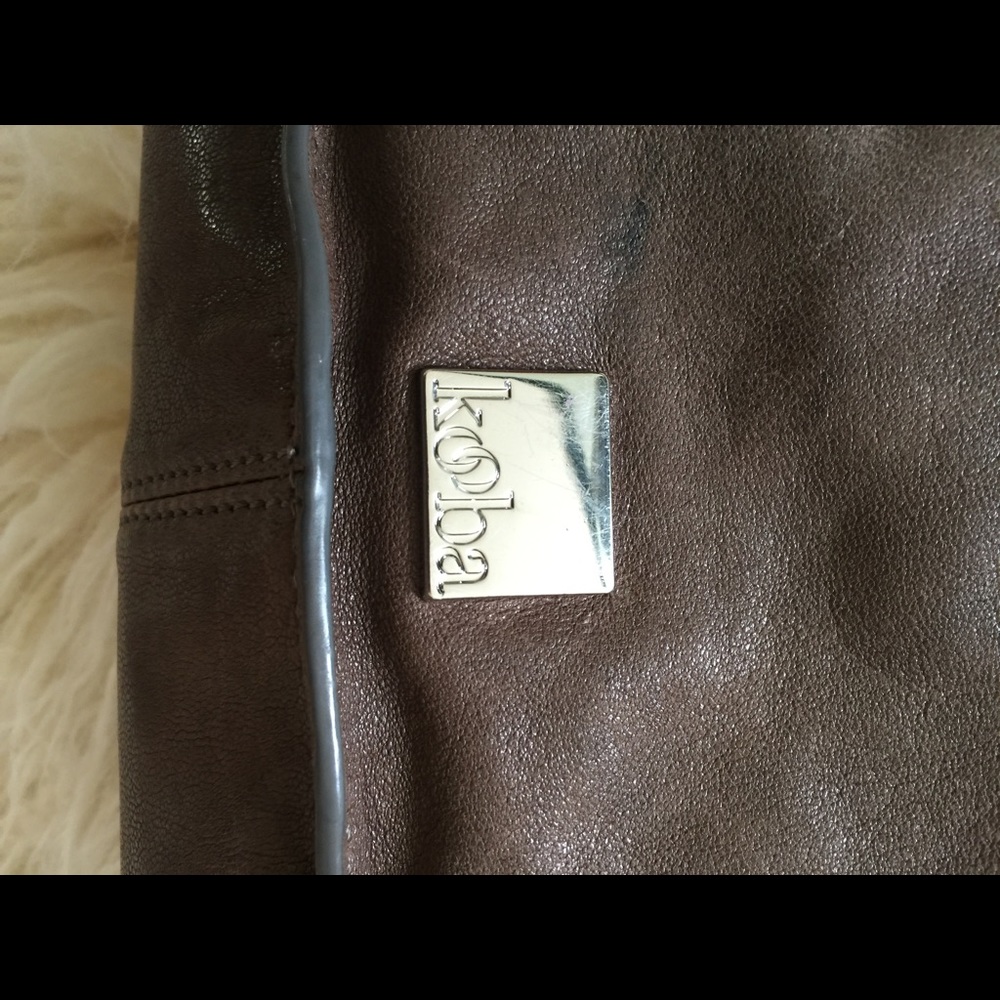 Beautiful thick brown leather bag KOOBA! - Picture 3 of 6