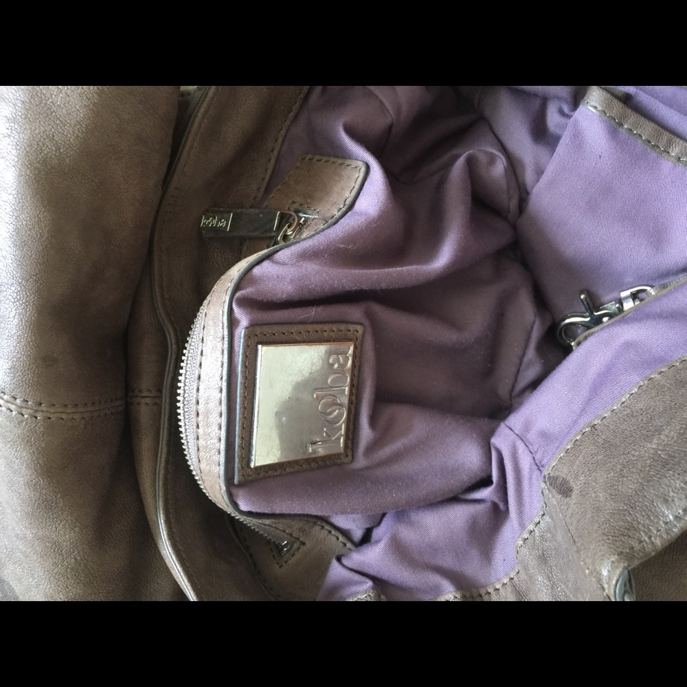Beautiful thick brown leather bag KOOBA! - Picture 4 of 6