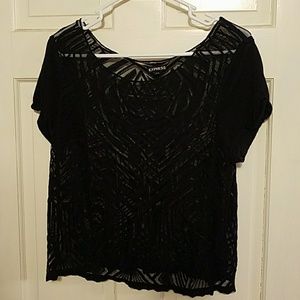 EXPRESS sheer T Shirt