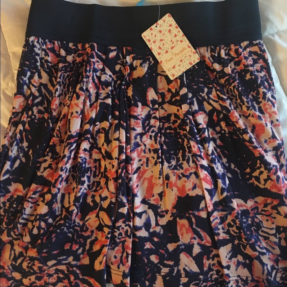 Free People floral skirt