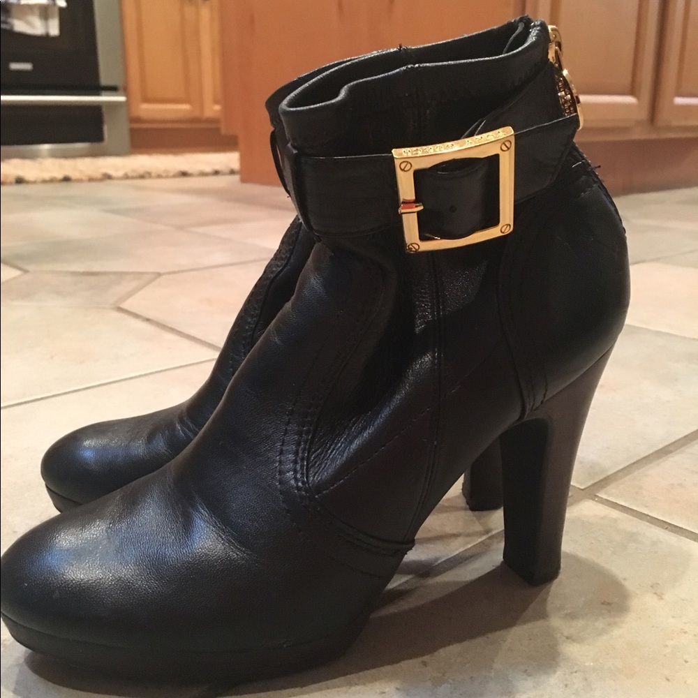 Tory Burch black ankle boots