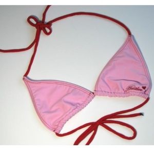 Hustler bikini pink and yellow Spankwire foot fetish