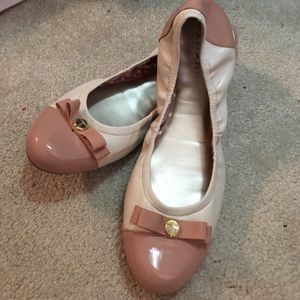 👒Pink and cream flats. Brand new with tags!!👒