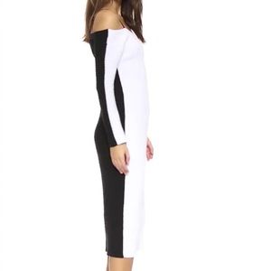 Rag & Bone Felice Black/White Sweater Dress