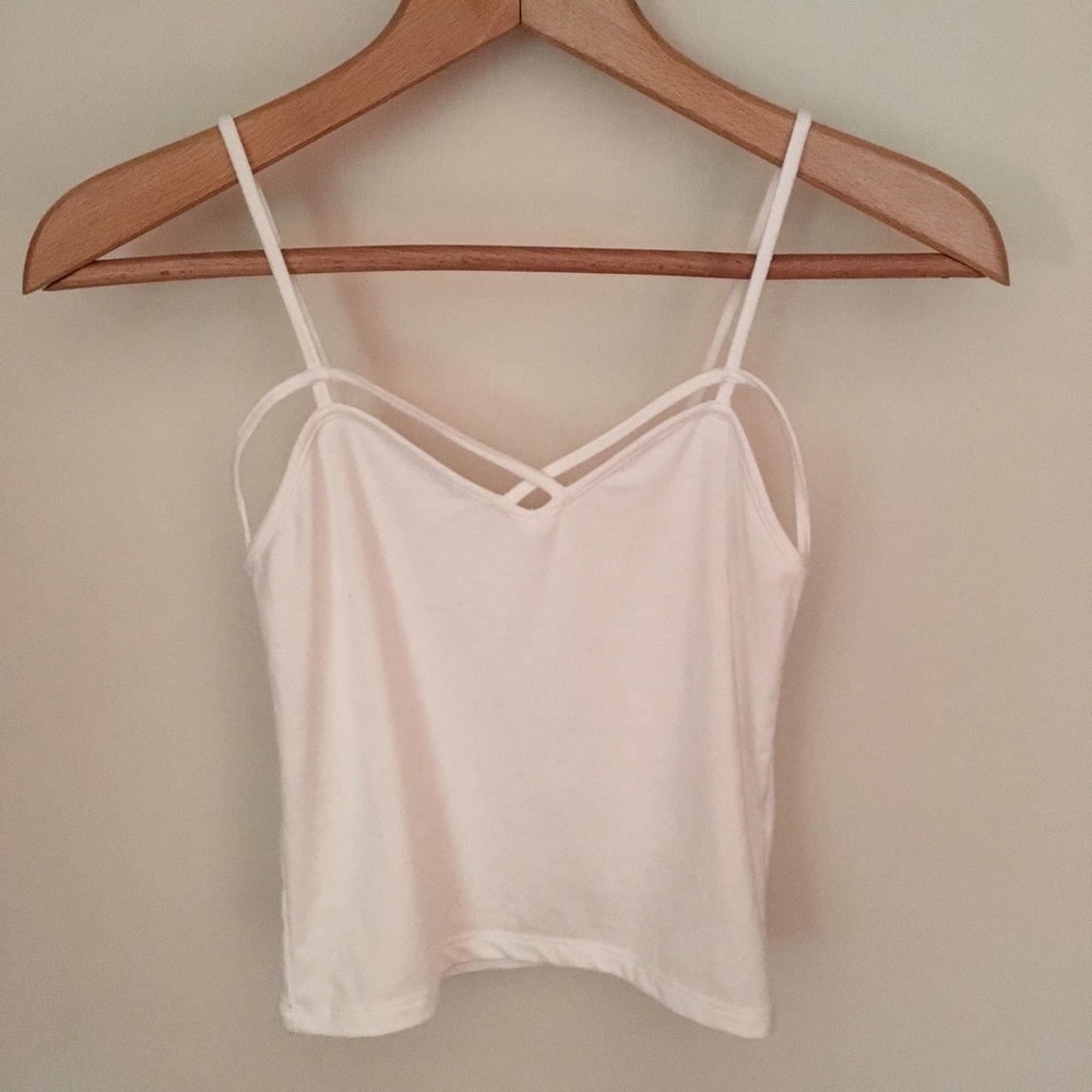 Forever 21 White Crop Top