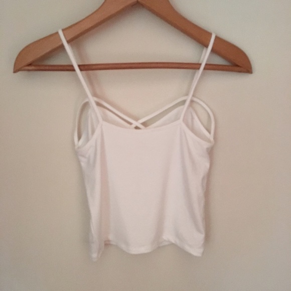 Forever 21 White Crop Top - Picture 2 of 3