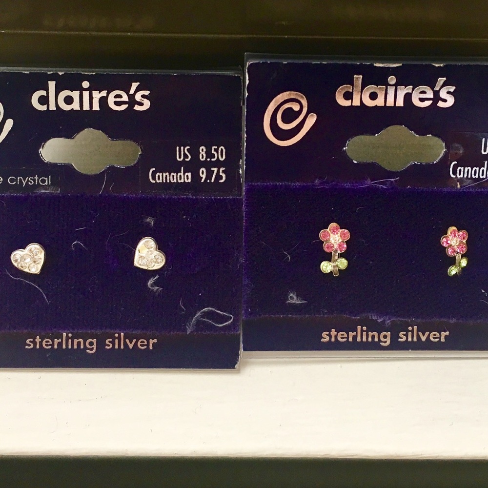 FLASH SALE⚡️NWT sterling silver earrings 2 pack