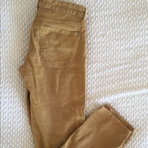 Pilcro pant / Stet fit / mustard color / sz 27