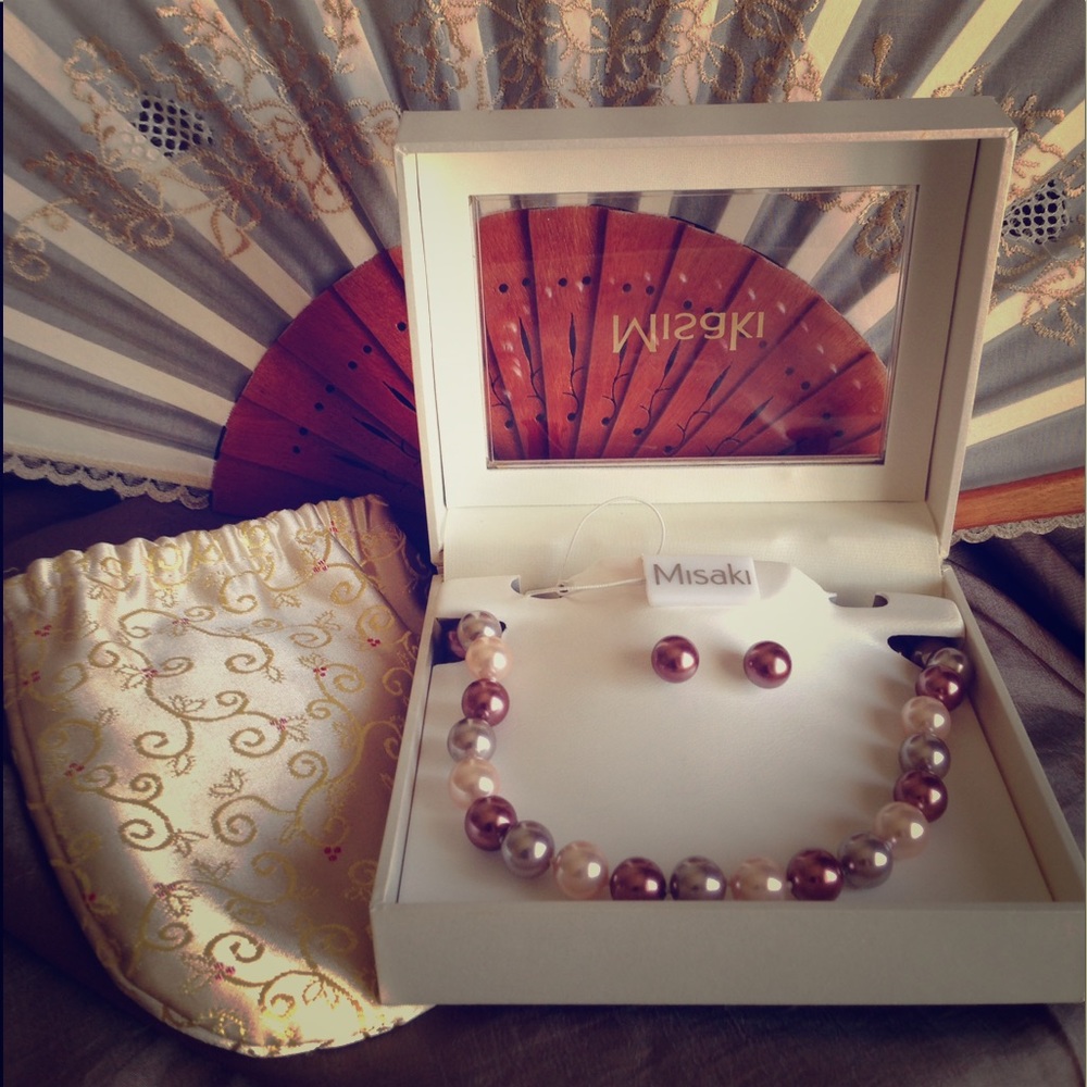 16 inch handmade pearl and rhodium-plated silver