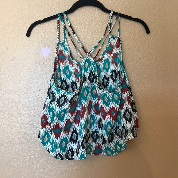 Boutique Multicolor Printed Tank Top - Picture 2 of 3