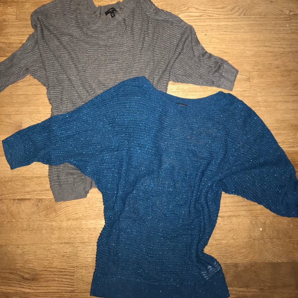 Lot of 2 Express open knit sweaters