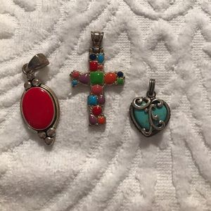 Three Necklace Pendants