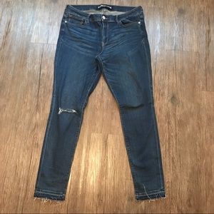 Express Performance Stretch Mid Rise Jeans