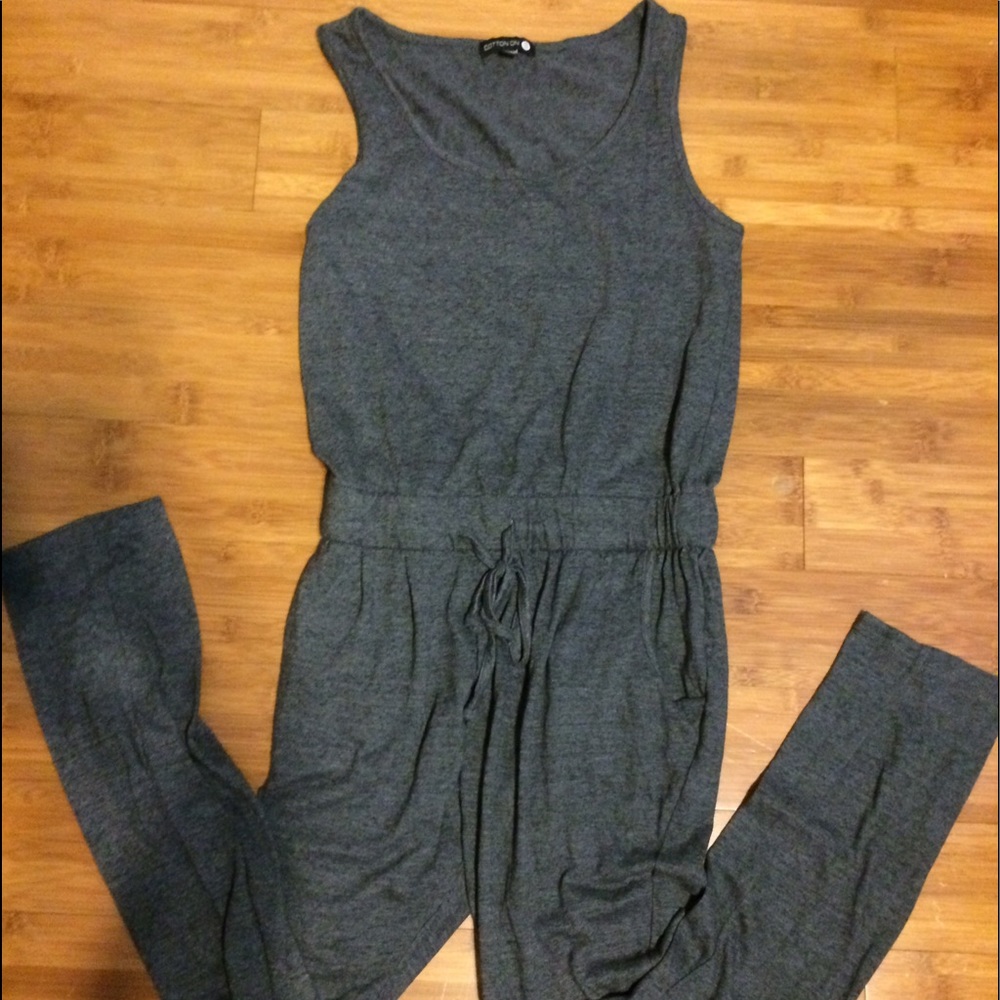 Cotton pant romper