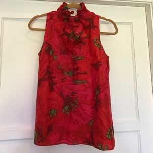 J Crew silk top size 2