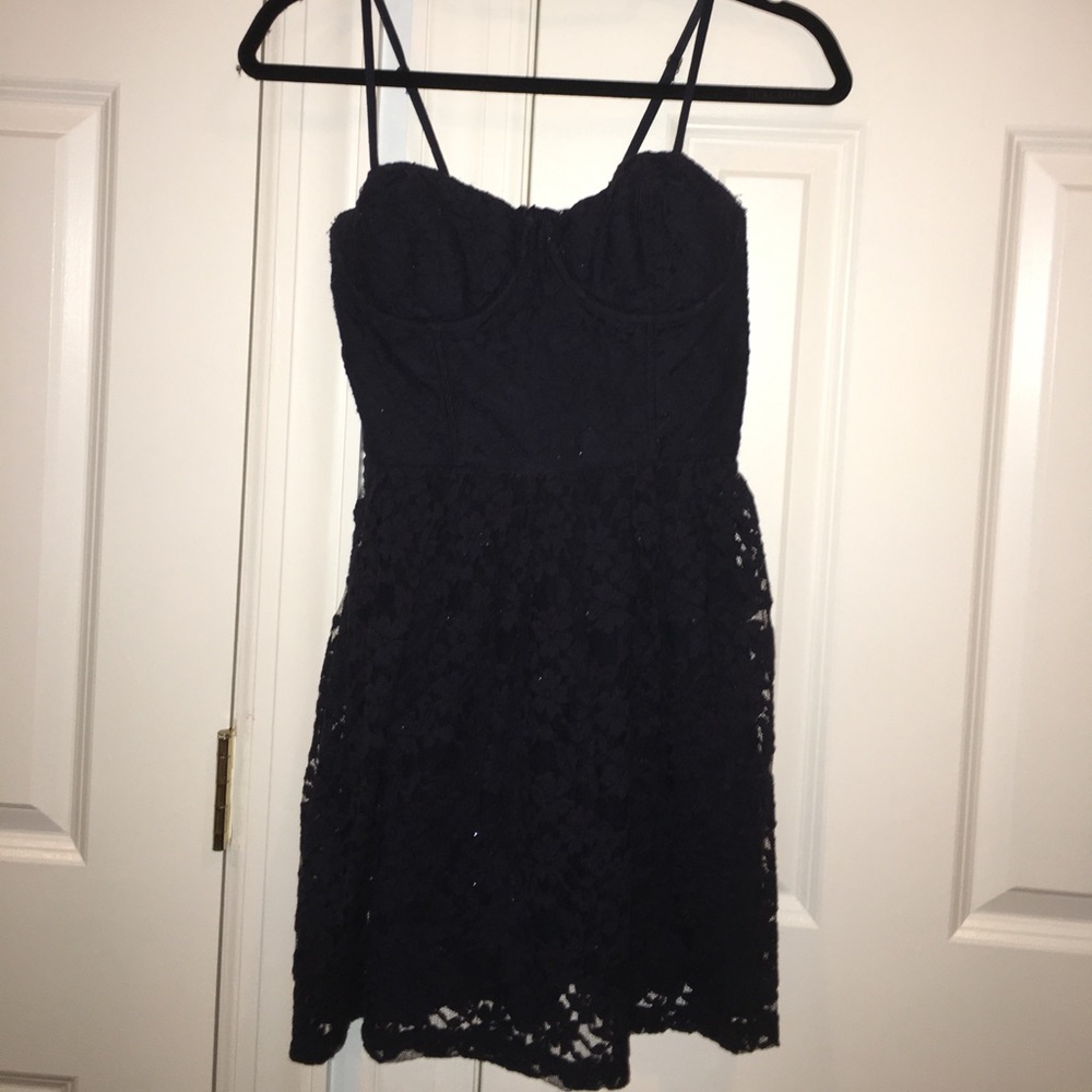 Navy lace sundress