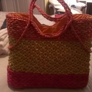 Straw bag