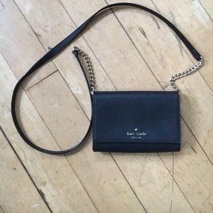 Black Kate Spade Cedar Street Cami Crossbody Bag