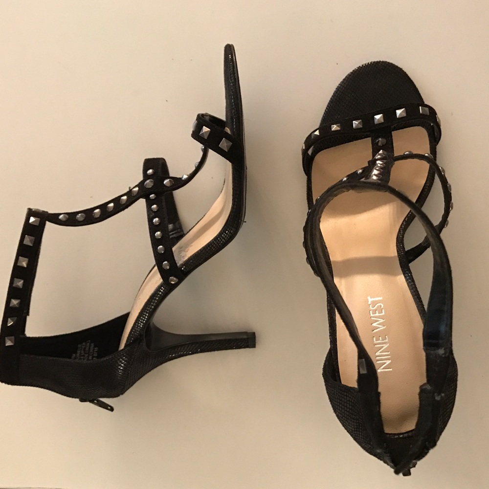 Nine West Studded Heeled Sandal