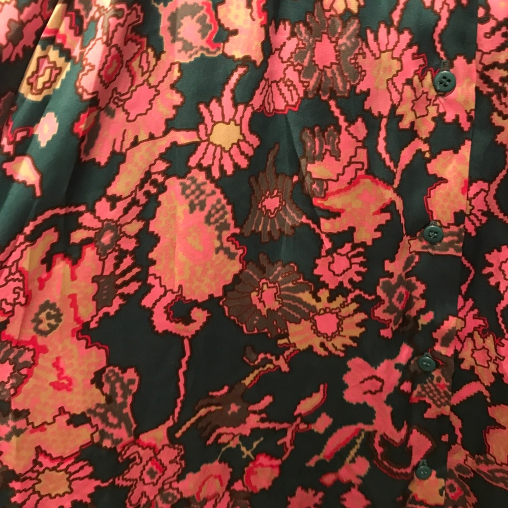 Button down printed dress - Picture 2 of 3