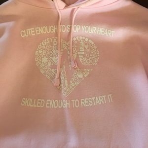 Pink nurse sweatshirt
