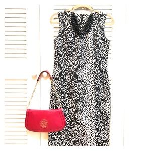 Talbots animal print dress