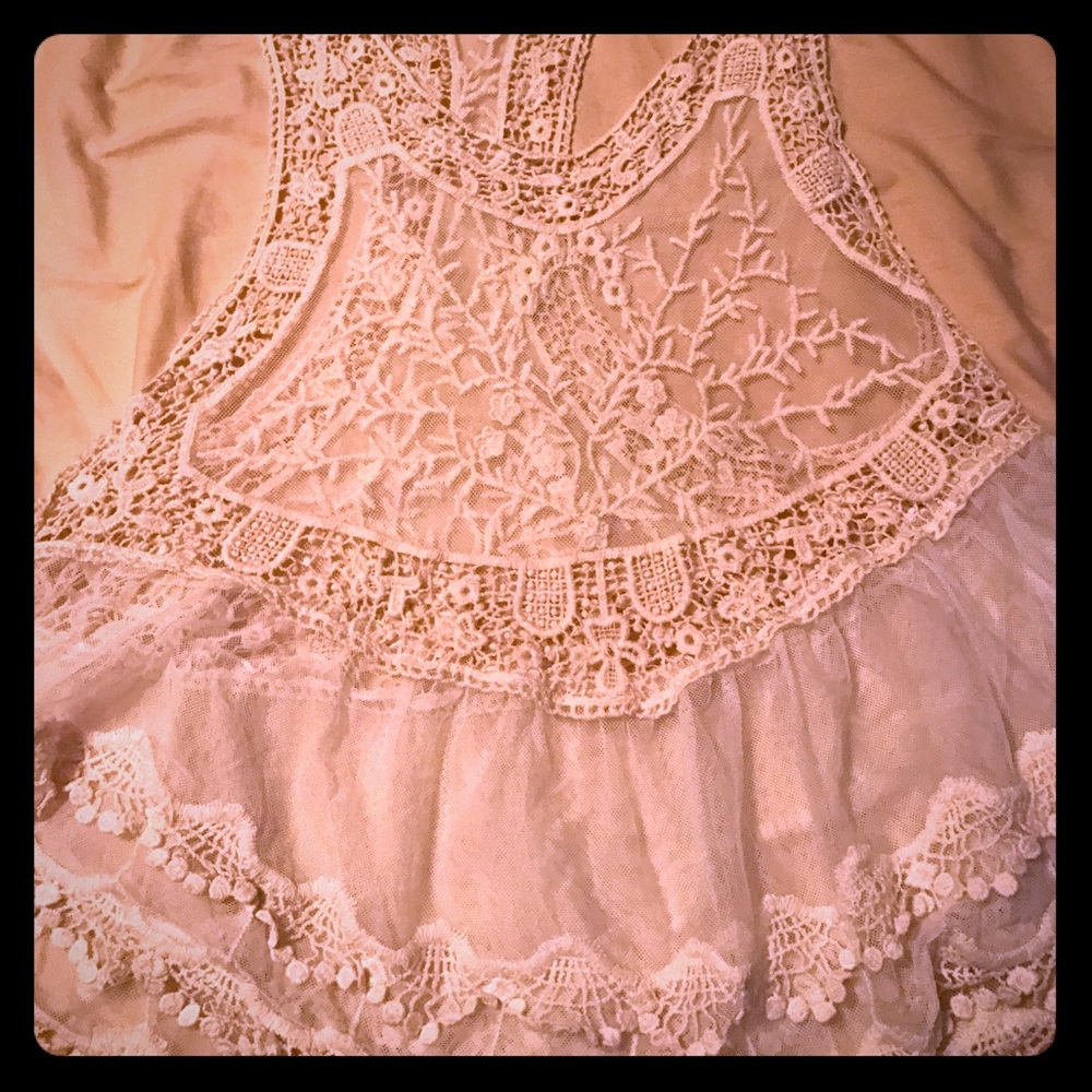 Wish brand swimsuit lace cover up