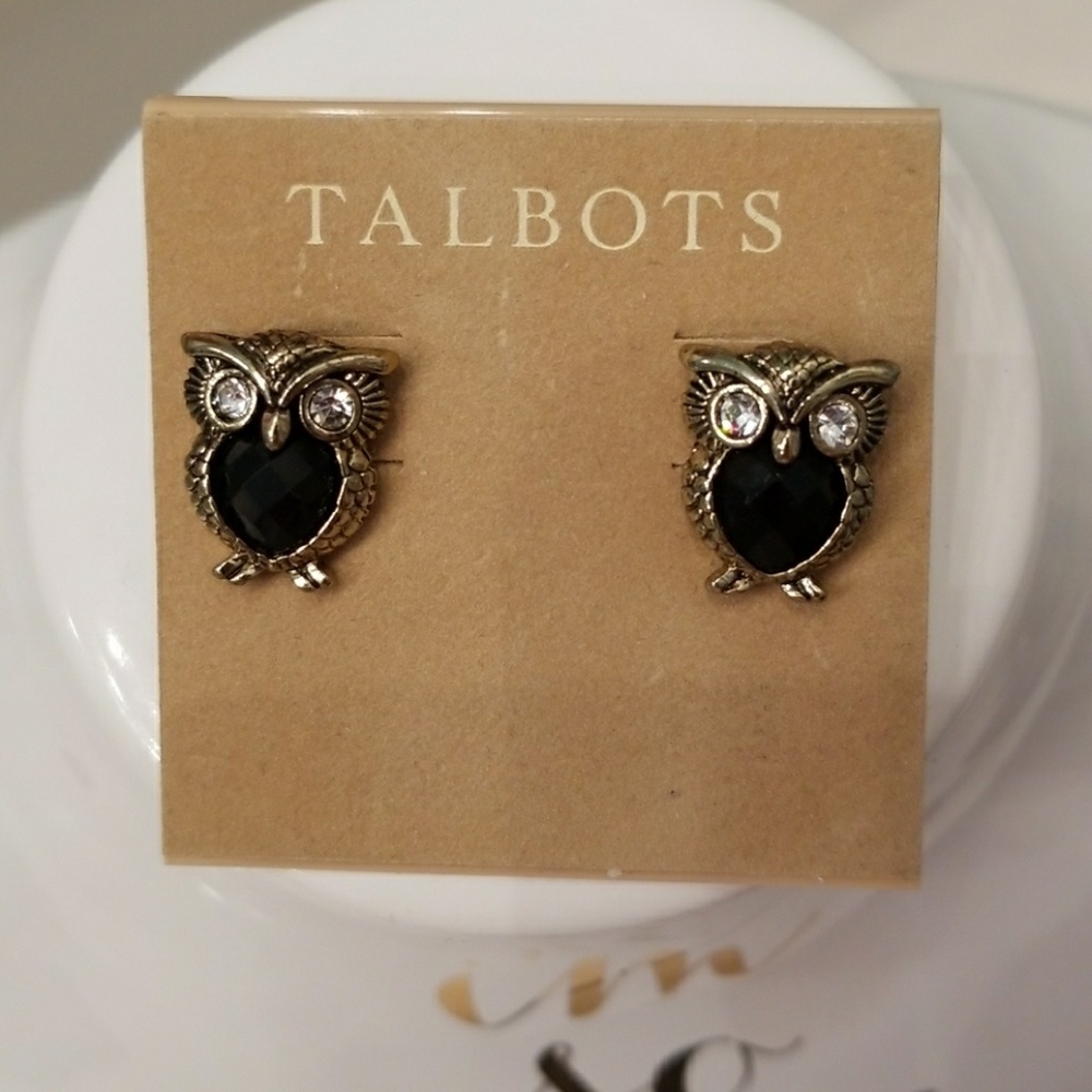 New Talbots Owl earrings