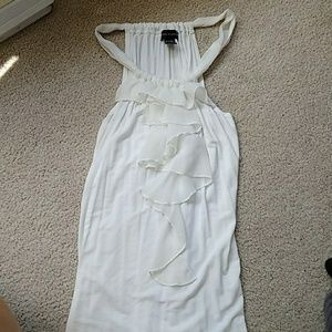 Sexy White Frilly Top