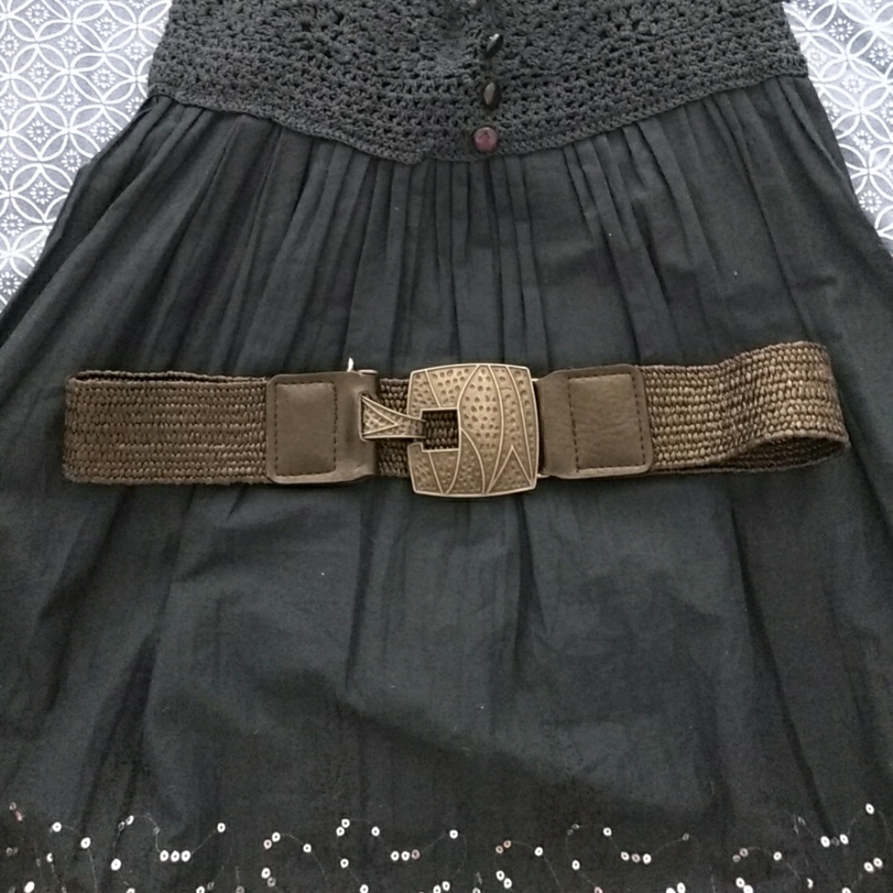 Anthropologie size S black belt