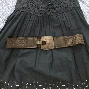 Anthropologie size S black belt