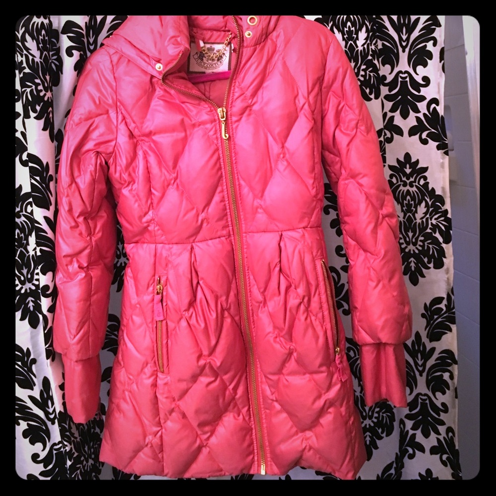 Pink juicy puffer jacket