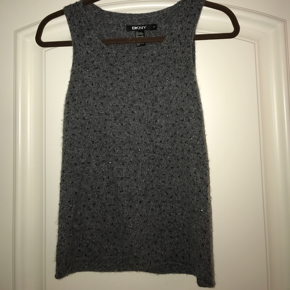 DKNY beaded sweater