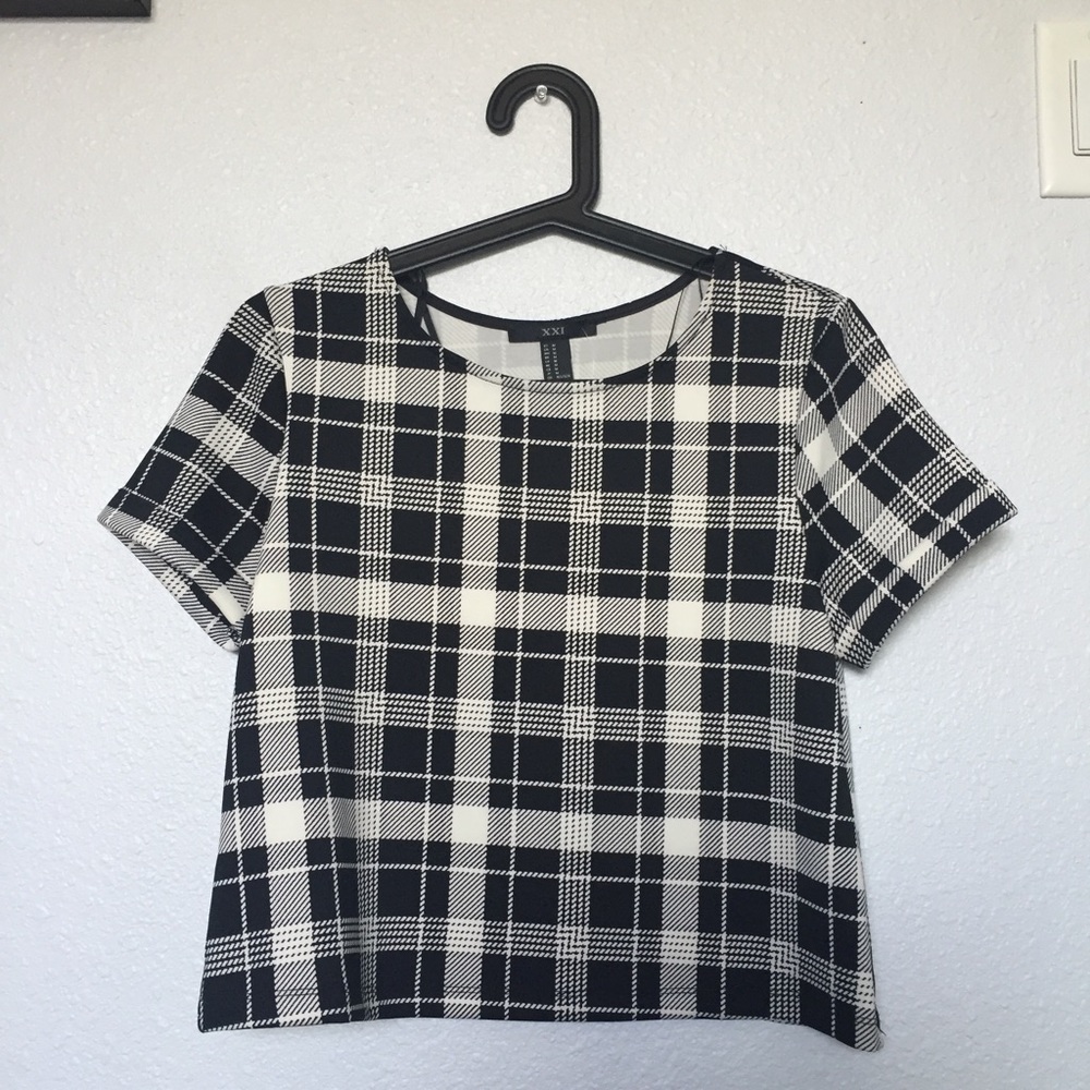 Plaid Crop Top