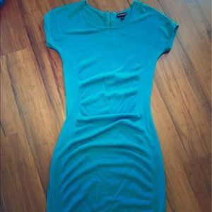 Blue midi sweater dressed