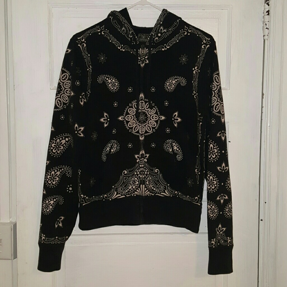 Lucky Brand Zip-Up Hooded Jacket