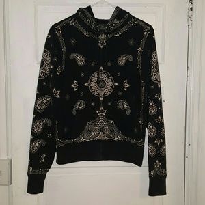 Lucky Brand Zip-Up Hooded Jacket