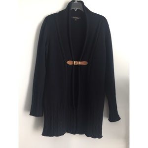 Brooks Brothers Italian merino belted sweater M