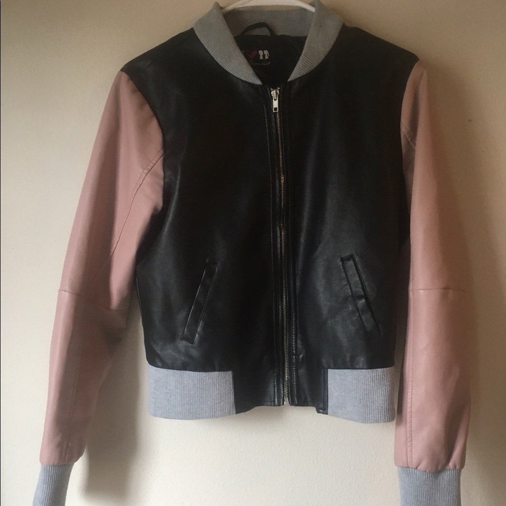 Retro Faux Leather Jacket