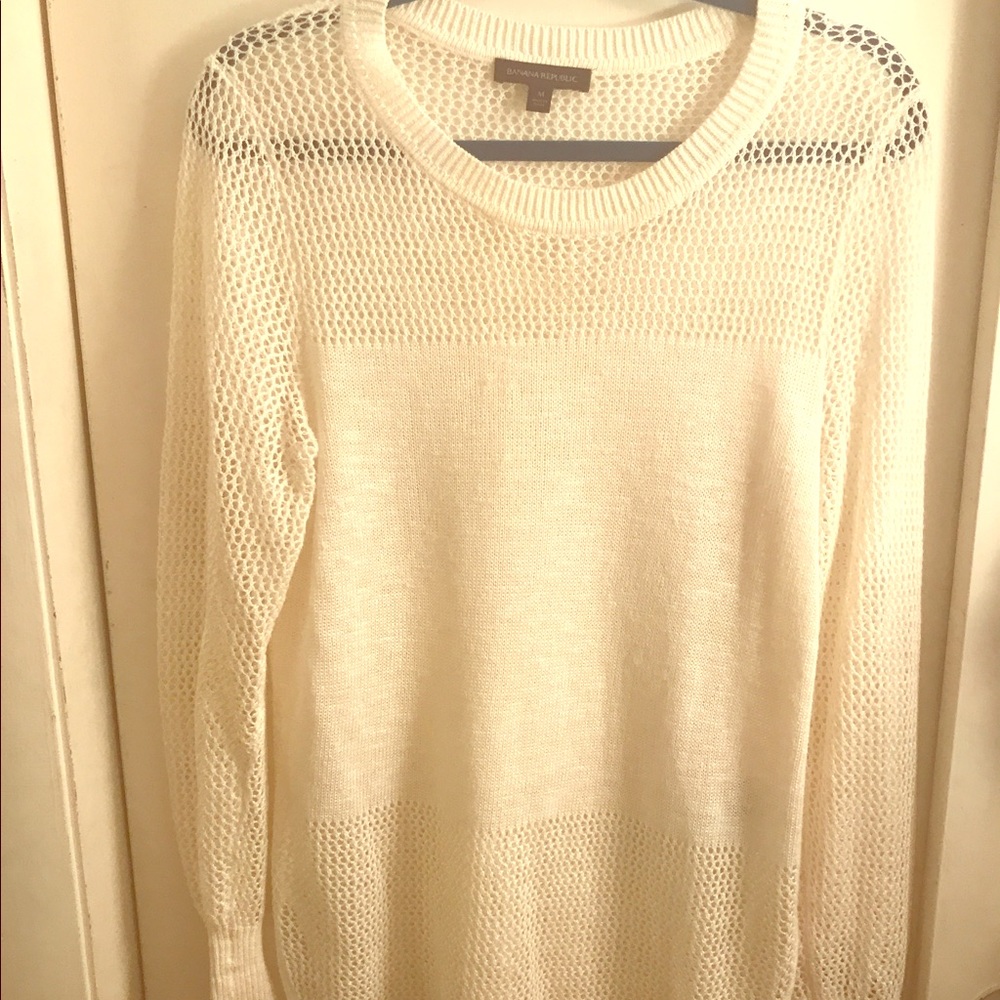 Sheer Overlay Sweater Perfect Condition